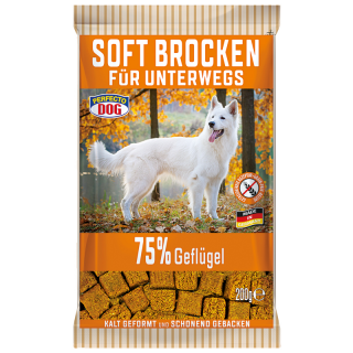 Perfecto Dog Soft Brocken mit Geflügel 200g