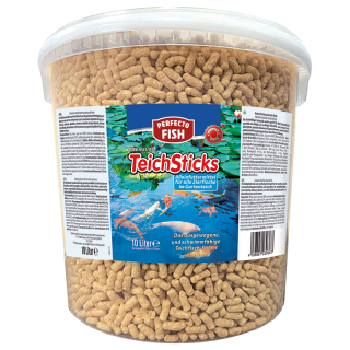 Perfecto Fish Teichsticks 10 Liter im Eimer
