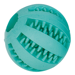 Perfecto Fun Vollgummi-Ball Dental Care mit Minzaroma 5 cm