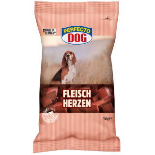 Perfecto Dog Fleischherzen 150g