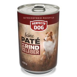 Perfecto Dog Feine Paté mit Rind & Leber 400g
