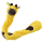 Perfecto Fun Plüsch-Giraffe mit Seil & Squeaker, 55 cm