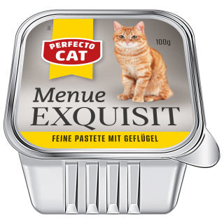 Perfecto Cat Menue Exquisit Geflügel 100g