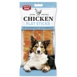 Perfecto Dog Barbecue Chicken Flat Stick 70g