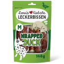 Perfecto Dog Louis liebste Leckerbissen Wrapped Duck M 140g
